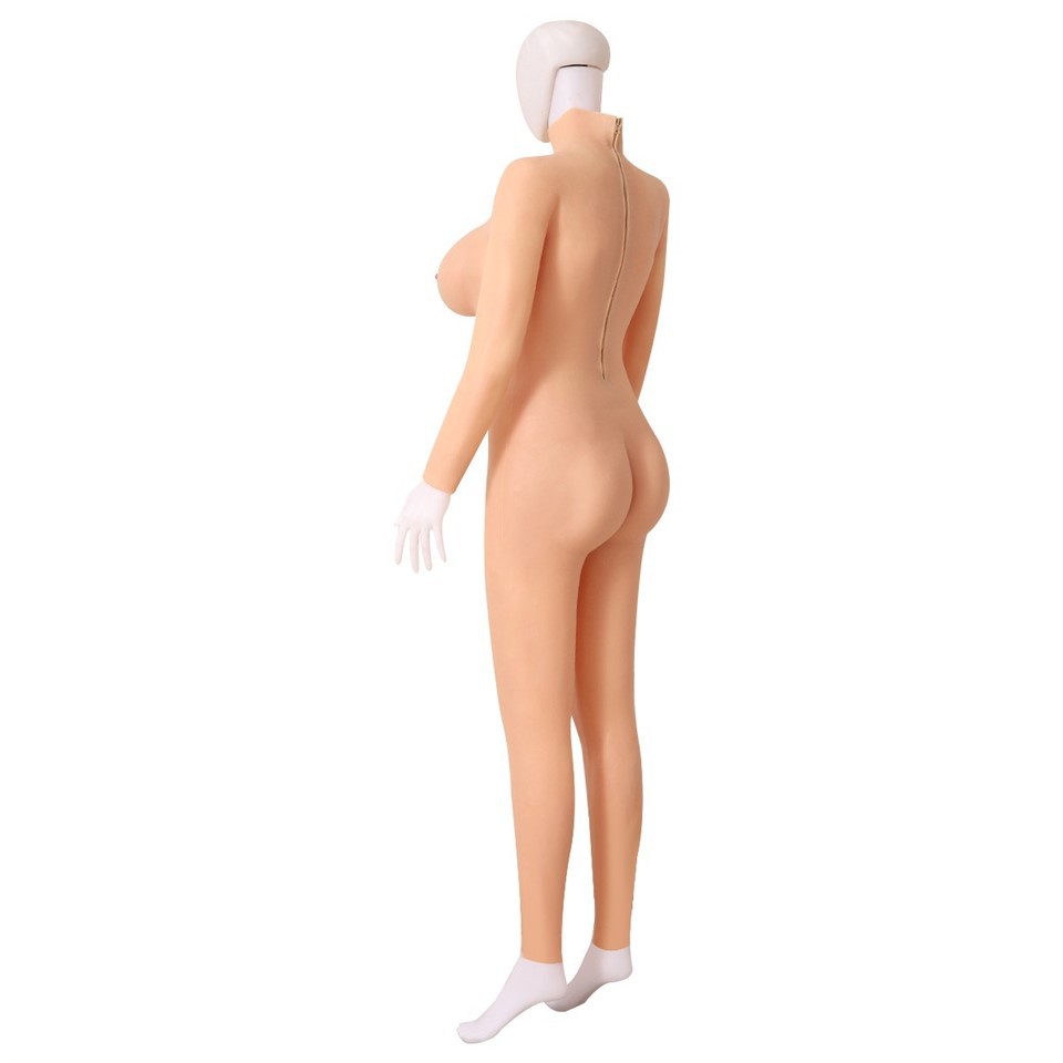 Full Body female Silicone Suit Realistic Breast Realistic Vagina Hips Lifting Tight Fitting Suit